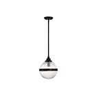 Mini Suspendu Savoy House Meridian M70100Mbk 1 Lumière 60W Noir Mat
