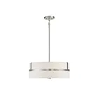 Suspendu Savoy House Meridian M70102Bn 4 Lumières 240W Nickel Brossé