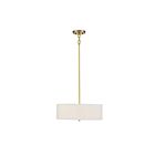 Suspendu Savoy House Meridian M70109Nb 3 Lumières 180W Laiton Chaud