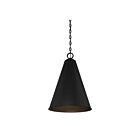 Suspendu Savoy House Meridian M70112Mbk 1 Lumière 60W Noir Mat
