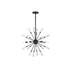 Suspendu Savoy House Meridian M7028Mbk 5 Lumières 300W Noir Mat
