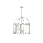 Suspendu Savoy House Meridian M7029Pn 4 Lumières 240W Nickel Poli