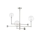 Lustre Savoy House M100100BN 3 Lumières 6W Nickel brossé