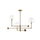 Lustre Savoy House M100100NB 3 Lumières 6W Laiton naturel