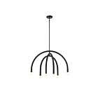 Lustre Savoy House M100115MBK 6 Lumières 360W Noir mat