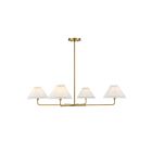 Savoy House Meridian M100121NB 4-Lumières 240W Laiton naturel Lustre