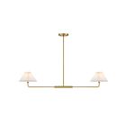 Savoy House Meridian M100122NB 2-Lumières 120W Laiton naturel Lustre