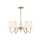 Lustre Savoy House M10060NB 5 Lumières 300W Laiton naturel