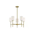 Lustre Savoy House M10067NB 5 Lumières 300W Laiton naturel