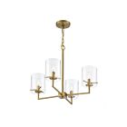 Lustre Savoy House M10076NB 4 Lumières 240W Laiton naturel