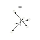 Lustre Savoy House M10084MBK 6 Lumières 360W Noir mat