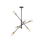 Lustre Savoy House M10084ORBNB 6 Lumières 360W Bronze huilé et laiton naturel