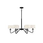 Lustre Savoy House M10092MBK 6 Lumières 360W Noir mat
