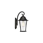 Lanterne murale d'extérieur Savoy House Meridian M50023BK 1-lumière 60W Noir mat