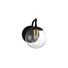 Lanterne murale d'extérieur Savoy House Meridian M50033ORBNB 1-lumière 60W Bronze huilé et laiton naturel