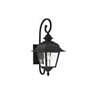 Lanterne murale d'extérieur Savoy House Meridian M50064BK 1-lumière 60W Noir texturé