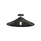 Savoy House Meridian M60074MBK 1-Lumière 60W Noir mat Plafonnier Semi Encastré