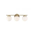 Luminaire de vanité Savoy House Meridian M80023NB  3 Lumières 180W Laiton naturel