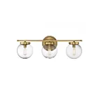 Luminaire de vanité Savoy House Meridian M80024NB  3 Lumières 180W Laiton naturel
