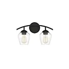 Luminaire de vanité Savoy House Meridian M80031MBK  2 Lumières 120W Noir mat