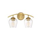 Luminaire de vanité Savoy House Meridian M80031NB  2 Lumières 120W Laiton naturel