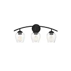 Luminaire de vanité Savoy House Meridian M80032MBK  3 Lumières 180W Noir mat