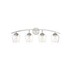 Luminaire de vanité Savoy House Meridian M80033BN  4 Lumières 240W Nickel brossé