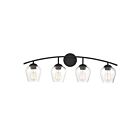 Luminaire de vanité Savoy House Meridian M80033MBK  4 Lumières 240W Noir mat