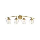 Luminaire de vanité Savoy House Meridian M80033NB  4 Lumières 240W Laiton naturel