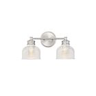 Luminaire de vanité Savoy House Meridian M80034BN  2 Lumières 120W Nickel brossé
