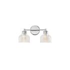 Luminaire de vanité Savoy House Meridian M80034CH  2 Lumières 120W Noir mat