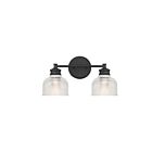 Luminaire de vanité Savoy House Meridian M80034MBK  2 Lumières 120W Noir mat