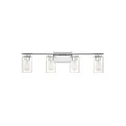 Luminaire de vanité Savoy House Meridian M80039CH  4 Lumières 240W Noir mat