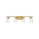 Luminaire de vanité Savoy House Meridian M80039NB  4 Lumières 240W Laiton naturel