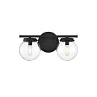 Luminaire de vanité Savoy House Meridian M80046MBK  2 Lumières 120W Noir mat