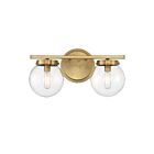 Luminaire de vanité Savoy House Meridian M80046NB  2 Lumières 120W Laiton naturel