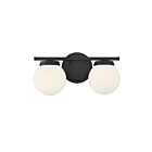 Luminaire de vanité Savoy House Meridian M80047MBK  2 Lumières 120W Noir mat