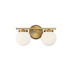 Luminaire de vanité Savoy House Meridian M80047NB  2 Lumières 120W Laiton naturel