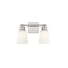 Luminaire de vanité Savoy House Meridian M80054BN  2 Lumières 120W Nickel brossé