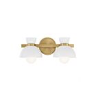 Luminaire de vanité Savoy House Meridian M80074NB  2 Lumières 120W Laiton naturel