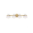 Luminaire de vanité Savoy House Meridian M80076NB  4 Lumières 240W Laiton naturel