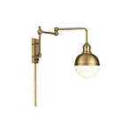 Applique Murale Savoy House Meridian  M90052Nb 1 Lumière Laiton Naturel