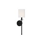 Applique Murale Savoy House Meridian  M90057Mbk 1 Lumière Noir Mat