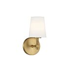 Applique Murale Savoy House Meridian  M90067Nb 1 Lumière Laiton Naturel