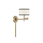 Applique Murale Savoy House Meridian  M90082Nb 1 Lumière Laiton Naturel