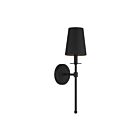 Applique Murale Savoy House Meridian  M90084Mbk 1 Lumière Noir Mat