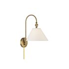 Applique Murale Savoy House Meridian  M90085Nb 1 Lumière Laiton Naturel