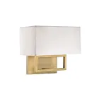 Applique Murale Savoy House Meridian  M90095Nb 2 Lumières Laiton Naturel