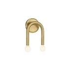 Applique Murale Savoy House Meridian  M90099Nb 2 Lumières Laiton Naturel