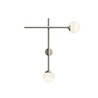 Applique Sabon Sonneman 2062.13 3W 2 lumières nickel satiné